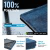 imageWigoo Premium Microfiber Car Drying Towel 1300GSM 2Size Set36241616 UltraAbsorbent No Streaks amp Scratches DualSided Edgeless Wash Towels with Twisted Loop for Cars Detailing SUV Truck2 Sizes Blue Set