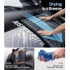 imageWigoo Premium Microfiber Car Drying Towel 1300GSM 2Size Set36241616 UltraAbsorbent No Streaks amp Scratches DualSided Edgeless Wash Towels with Twisted Loop for Cars Detailing SUV Truck2 Sizes Gray Set