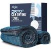 imageWigoo Premium Microfiber Car Drying Towel 1300GSM 2Size Set36241616 UltraAbsorbent No Streaks amp Scratches DualSided Edgeless Wash Towels with Twisted Loop for Cars Detailing SUV Truck2 Sizes Blue Set