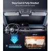 imageWigoo for Jeep Wrangler Windshield Sunshade OEM Design 100 Sun Blockage Foldable Heat Insulation Sun Shade with Storage Bag for Jeep Wrangler 20182026 Silver Coatingfor Mazda CX520172026
