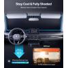 imageWigoo for Jeep Wrangler Windshield Sunshade OEM Design 100 Sun Blockage Foldable Heat Insulation Sun Shade with Storage Bag for Jeep Wrangler 20182026 Silver Coatingfor Honda Civic20222026