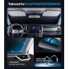 imageWigoo for Jeep Wrangler Windshield Sunshade OEM Design 100 Sun Blockage Foldable Heat Insulation Sun Shade with Storage Bag for Jeep Wrangler 20182026 Silver Coatingfor Ford F15025035045020152026