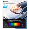 imageWigoo for Jeep Wrangler Windshield Sunshade OEM Design 100 Sun Blockage Foldable Heat Insulation Sun Shade with Storage Bag for Jeep Wrangler 20182026 Silver Coatingfor Toyota RAV4 20192026