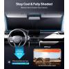 imageWigoo for Jeep Wrangler Windshield Sunshade OEM Design 100 Sun Blockage Foldable Heat Insulation Sun Shade with Storage Bag for Jeep Wrangler 20182026 Silver Coatingfor Toyota RAV4 20192026