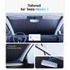 imageWigoo for Jeep Wrangler Windshield Sunshade OEM Design 100 Sun Blockage Foldable Heat Insulation Sun Shade with Storage Bag for Jeep Wrangler 20182026 Silver Coating2 Model 3 20162026