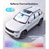 image:imageWigoo 2026 Upgrade 8PCS Full Set Window Sunshade for Tesla Model Y Juniper 20252026 7Layer Cooler amp Blacker IceCrystal Tech with Windshield for Sun Block Baby Camping Privacy Napping Relax8PCS for Grand Cherokee 20112021