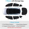 image:imageWigoo 2026 Upgrade 8PCS Full Set Window Sunshade for Tesla Model Y Juniper 20252026 7Layer Cooler amp Blacker IceCrystal Tech with Windshield for Sun Block Baby Camping Privacy Napping Relax7PCs for Model Y Juniper 20252026