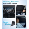 image:imageWigoo 2026 Upgrade 8PCS Full Set Window Sunshade for Tesla Model Y Juniper 20252026 7Layer Cooler amp Blacker IceCrystal Tech with Windshield for Sun Block Baby Camping Privacy Napping Relax7PCs for Model Y Juniper 20252026