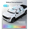 image:imageWigoo 2026 Upgrade 8PCS Full Set Window Sunshade for Tesla Model Y Juniper 20252026 7Layer Cooler amp Blacker IceCrystal Tech with Windshield for Sun Block Baby Camping Privacy Napping Relax6PCS for F150 20212026