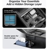 image:imageWigoo Center Console Organizer for Tesla Model Y Juniper Only Premium amp Performance 2025 2026 and All Model 3 Highland Accessories DoubleLayer Storage Smooth Sliding 2PCS BlackGrey