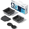 image:imageWigoo Center Console Organizer for Tesla Model Y Juniper Only Premium amp Performance 2025 2026 and All Model 3 Highland Accessories DoubleLayer Storage Smooth Sliding 2PCS BlackBlack