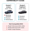 image:imageWigoo Center Console Organizer for Tesla Model Y Juniper Only Premium amp Performance 2025 2026 and All Model 3 Highland Accessories DoubleLayer Storage Smooth Sliding 2PCS BlackBlack