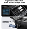 image:imageWigoo Center Console Organizer for Tesla Model Y Juniper Only Premium amp Performance 2025 2026 and All Model 3 Highland Accessories DoubleLayer Storage Smooth Sliding 2PCS BlackBlack
