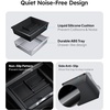 image:imageWigoo Center Console Organizer for Tesla Model Y Juniper Only Premium amp Performance 2025 2026 and All Model 3 Highland Accessories DoubleLayer Storage Smooth Sliding 2PCS BlackBlack