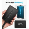 image:imageWigoo Key Card Holder for Tesla with AirTag Slot ScratchResistant Carbon Fiber Texture Hard PC Key Card Case with Keychain for Model 3YSX Cybertruck Accessories 2PackBlack Leather