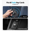 image:imageWigoo Key Card Holder for Tesla with AirTag Slot ScratchResistant Carbon Fiber Texture Hard PC Key Card Case with Keychain for Model 3YSX Cybertruck Accessories 2PackBlack Hard Shell