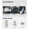image:imageWigoo Microfiber Car Seat Cover Towel Waterproof amp Sweatproof OdorProof for Use After Gym Universal Fit Machine Washable NonSlip Backing Seat Covers for Car Truck SUV Van 1 Pack GrayGray