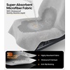 image:imageWigoo Microfiber Car Seat Cover Towel Waterproof amp Sweatproof OdorProof for Use After Gym Universal Fit Machine Washable NonSlip Backing Seat Covers for Car Truck SUV Van 1 Pack GrayGray
