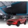 image:imageWigoo Windshield Sun Shade Umbrella for Tesla Model Y 100 Sun Blockage Ice Cooling Fabric Foldable Heat Insulation Front Window Sunshade Umbrella for Tesla Model Y 20202026 JuniperSpecific