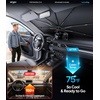 image:imageWigoo Windshield Sun Shade Umbrella for Tesla Model Y 100 Sun Blockage Ice Cooling Fabric Foldable Heat Insulation Front Window Sunshade Umbrella for Tesla Model Y 20202026 JuniperSpecific