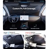image:imageWigoo Windshield Sun Shade Umbrella for Tesla Model Y 100 Sun Blockage Ice Cooling Fabric Foldable Heat Insulation Front Window Sunshade Umbrella for Tesla Model Y 20202026 JuniperSpecific
