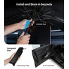 image:imageWigoo Windshield Sun Shade Umbrella for Tesla Model Y 100 Sun Blockage Ice Cooling Fabric Foldable Heat Insulation Front Window Sunshade Umbrella for Tesla Model Y 20202026 JuniperSpecific