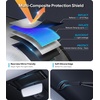 image:imageWigoo Windshield Sun Shade Umbrella for Tesla Model Y 100 Sun Blockage Ice Cooling Fabric Foldable Heat Insulation Front Window Sunshade Umbrella for Tesla Model Y 20202026 JuniperUniversal