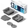 image:imageWigoo Center Console Organizer for Tesla Model Y Juniper Only Premium amp Performance 2025 2026 and All Model 3 Highland Accessories DoubleLayer Storage Smooth Sliding 2PCS BlackGrey