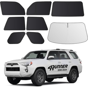 image:imageWigoo 2026 Upgrade 8PCS Full Set Window Sunshade for Tesla Model Y Juniper 20252026 7Layer Cooler amp Blacker IceCrystal Tech with Windshield for Sun Block Baby Camping Privacy Napping Relax8PCS for 4Runner 20102024
