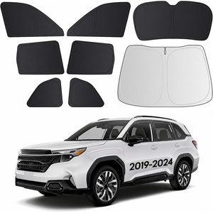 image:imageWigoo 2026 Upgrade 8PCS Full Set Window Sunshade for Tesla Model Y Juniper 20252026 7Layer Cooler amp Blacker IceCrystal Tech with Windshield for Sun Block Baby Camping Privacy Napping Relax8PCS for Forester 20192024