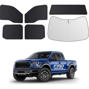 image:imageWigoo 2026 Upgrade 8PCS Full Set Window Sunshade for Tesla Model Y Juniper 20252026 7Layer Cooler amp Blacker IceCrystal Tech with Windshield for Sun Block Baby Camping Privacy Napping Relax6PCS for F150 20212026