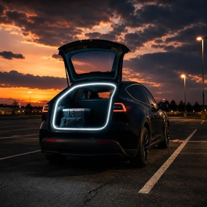 image:imageWigoo Tesla Model Y Accessories Trunk COB Light StripToolFree amp Damageless Installation Seamless and Uniform Glow Waterproof amp Dimmable Fit for 20202026 Tesla Model Yjuniper Cool White Light2MY20202026TrunkCool White