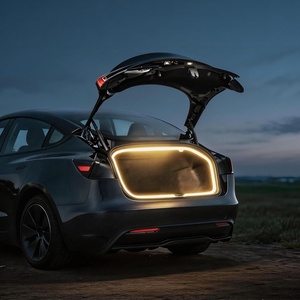 image:imageWigoo Tesla Model Y Accessories Trunk COB Light StripToolFree amp Damageless Installation Seamless and Uniform Glow Waterproof amp Dimmable Fit for 20202026 Tesla Model Yjuniper Cool White Light5M320202026TrunkWarm White